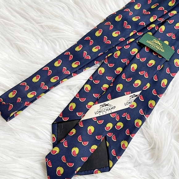 LONGCHAMP men’s silk tie - Picture 2 of 4